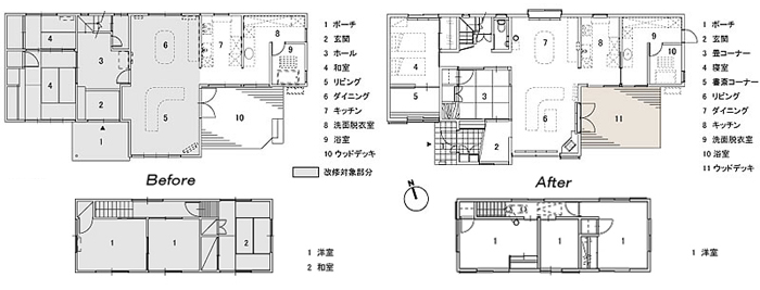 �Ί��̉ƕ��ʐ}