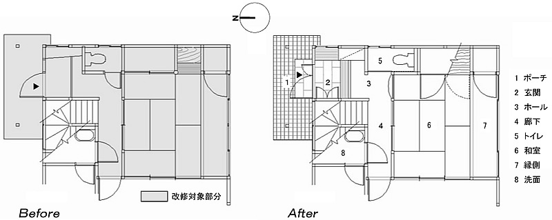 ���ǂ̉ƕ��ʐ}